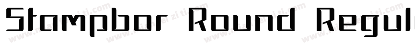 Stampbor Round Regular字体转换